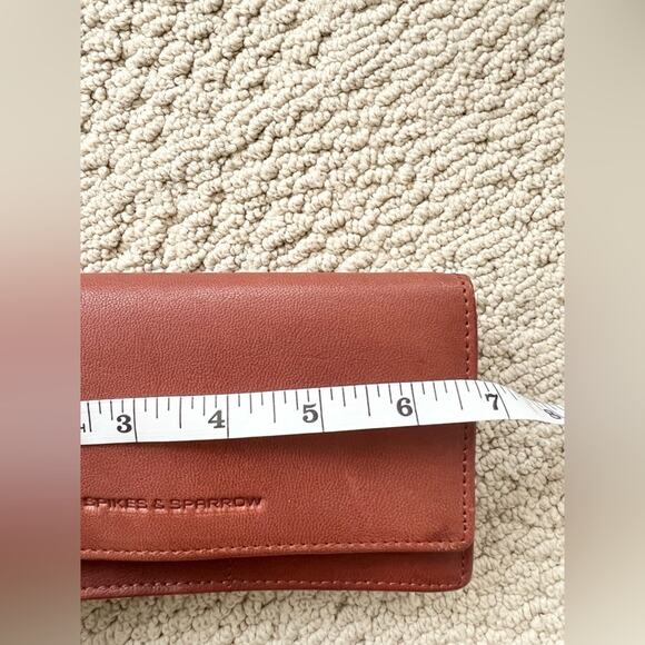 Spikes & Sparrow RFID Wallet Kentucky brown leather biker moto wallet fall - Picture 5 of 10